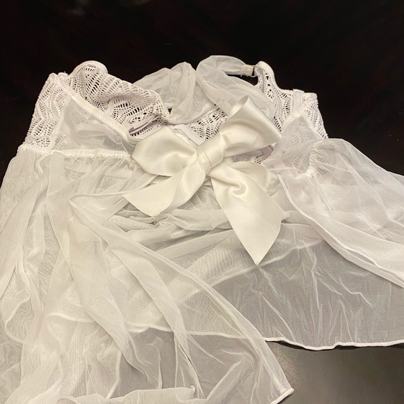 COPY - NWOT white lingerie set - Picture 4 of 4